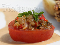 tomate persillée et garnite