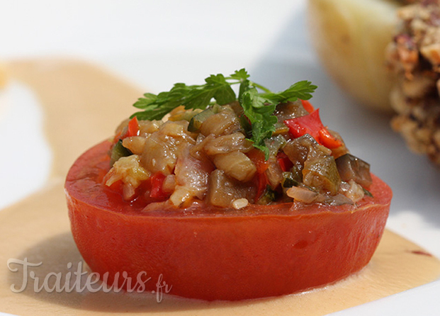 tomate persillée et garnite