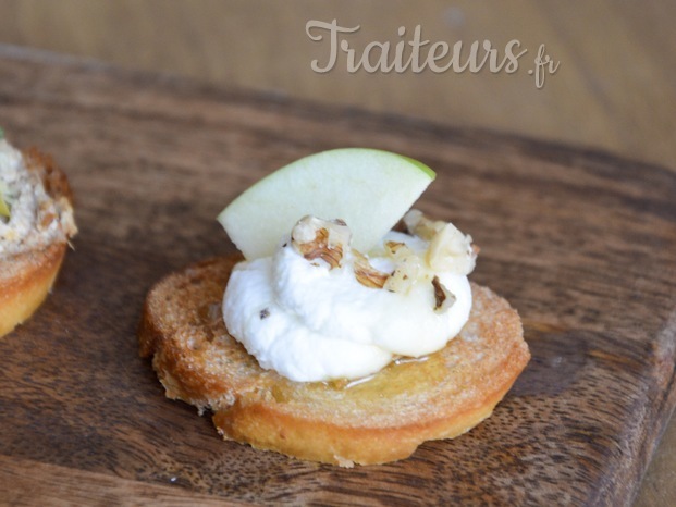 Tapas chèvre - pomme