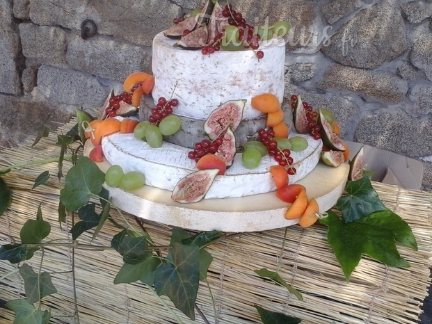 Pièce montée de fromages