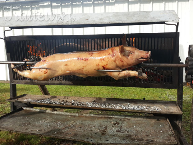 Cochon de lait au barbecue