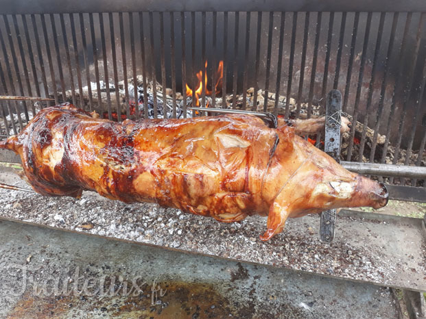 Cochon de lait au barbecue