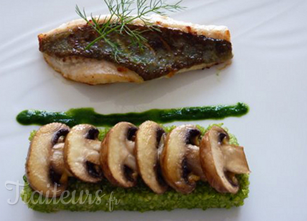 st pierre- quinoa au jus de persil plat