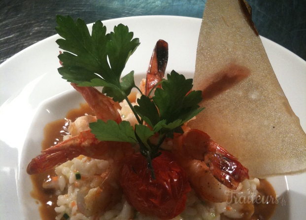 Risotto de gambas