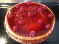 Cheese cake à la framboise