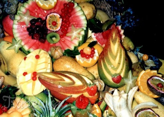 buffet de fruits