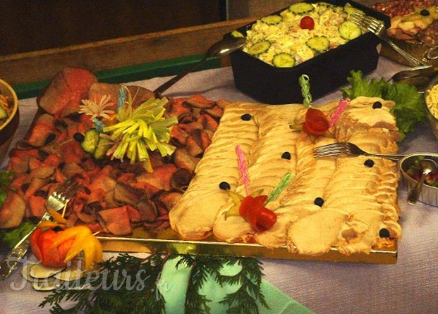 buffet de viandes froides