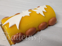 bûche ananas façon macaons