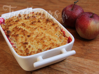 crumble pommes-framboises