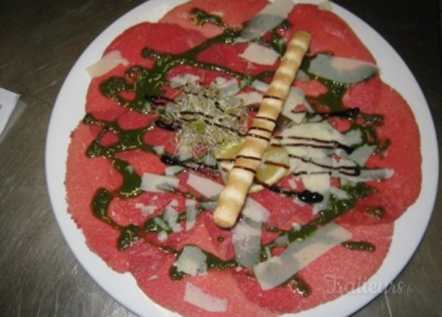 Carpaccio de boeuf