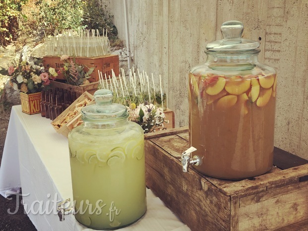 rafraichissements, boissons, bonbonnes mariage