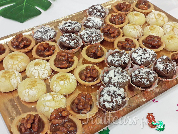 Plateau tartelettes craquelins