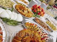 Buffet de mariage d'été