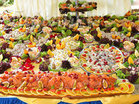 Buffet de salades du sud