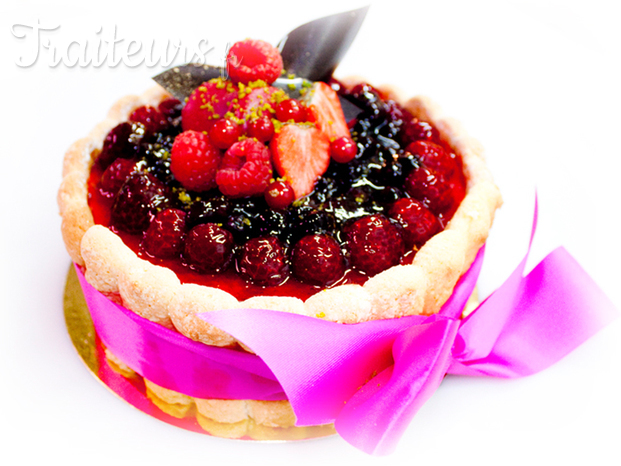 gateau fruits rouges