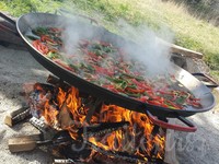 Paëlla au feu de bois