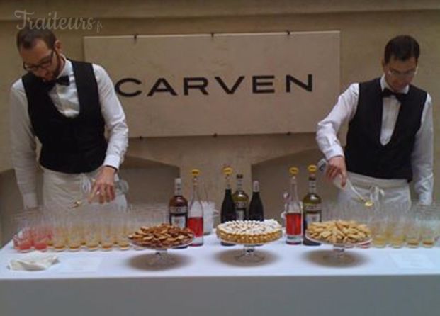 Prestation de barman pour un défilé Carven