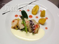 Feuilleté de homard et ris de veau