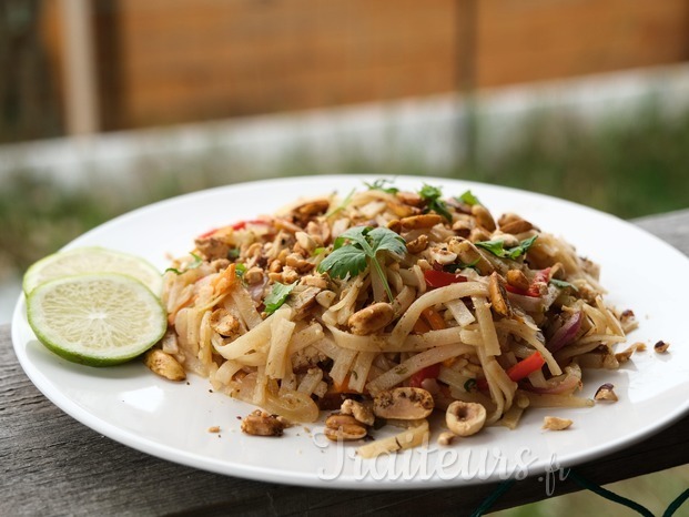 Pad thai vegan sans gluten - Traiteur végétarien dans les Landes