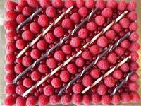 Croquant au chocolat et fruits rouges