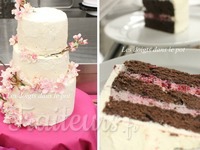 Wedding cake chocolat framboise