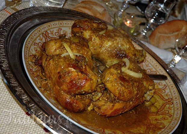 Poulet en sauce