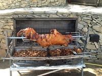 cochon à la broche