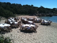 Réception sur la plage