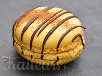 Macaron vanille-chocolat