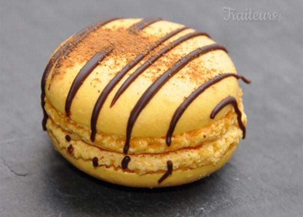 Macaron vanille-chocolat