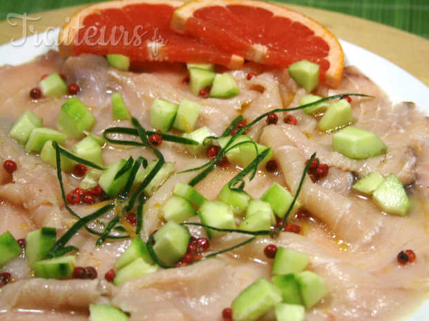 Carpaccio d'espadon