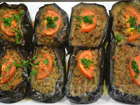 Aubergines farcies à la viande