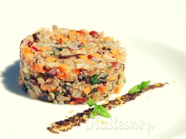Salade de Quinoa & Patate Douce, Dattes Medjoul et Citron Noir d'Iran