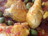 Poulet basquaise