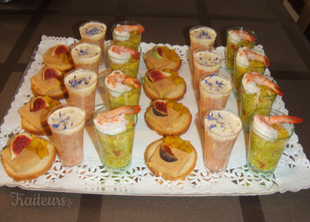 Verrines et canapés