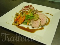 Filet mignon porc miel