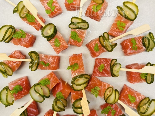 Saumon gravlax 