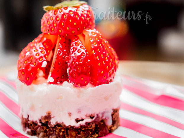 Roses des sables aux fraises