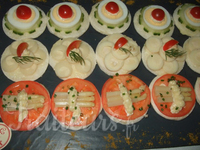 canapés variés