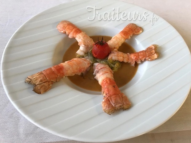 Langoustines en nage