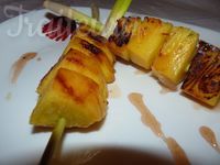 Brochette d'ananas