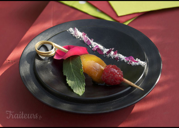 Brochette de fruits