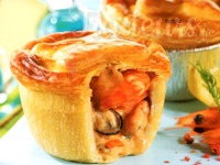 Tourte fruits de mer