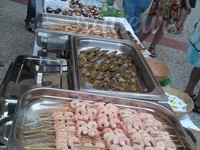 Buffet tapas et mini-brochettes