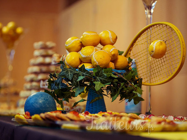 Buffet tournoi International de tennis